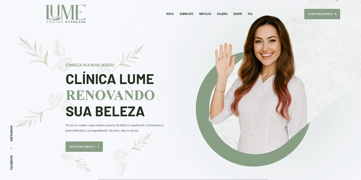 Projeto de web design desenvolvido pela TCRIATIVE — destaque 4